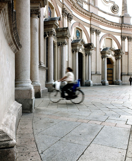Fachada de la catedral de Vigevano. Pavía. Italia. 2006