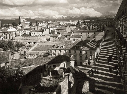 KURT HIELSCHER, 1914-19. Acueducto romano y Sierra de Guadarrama Castilla la Vieja: Segovia